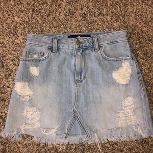 jean skirt